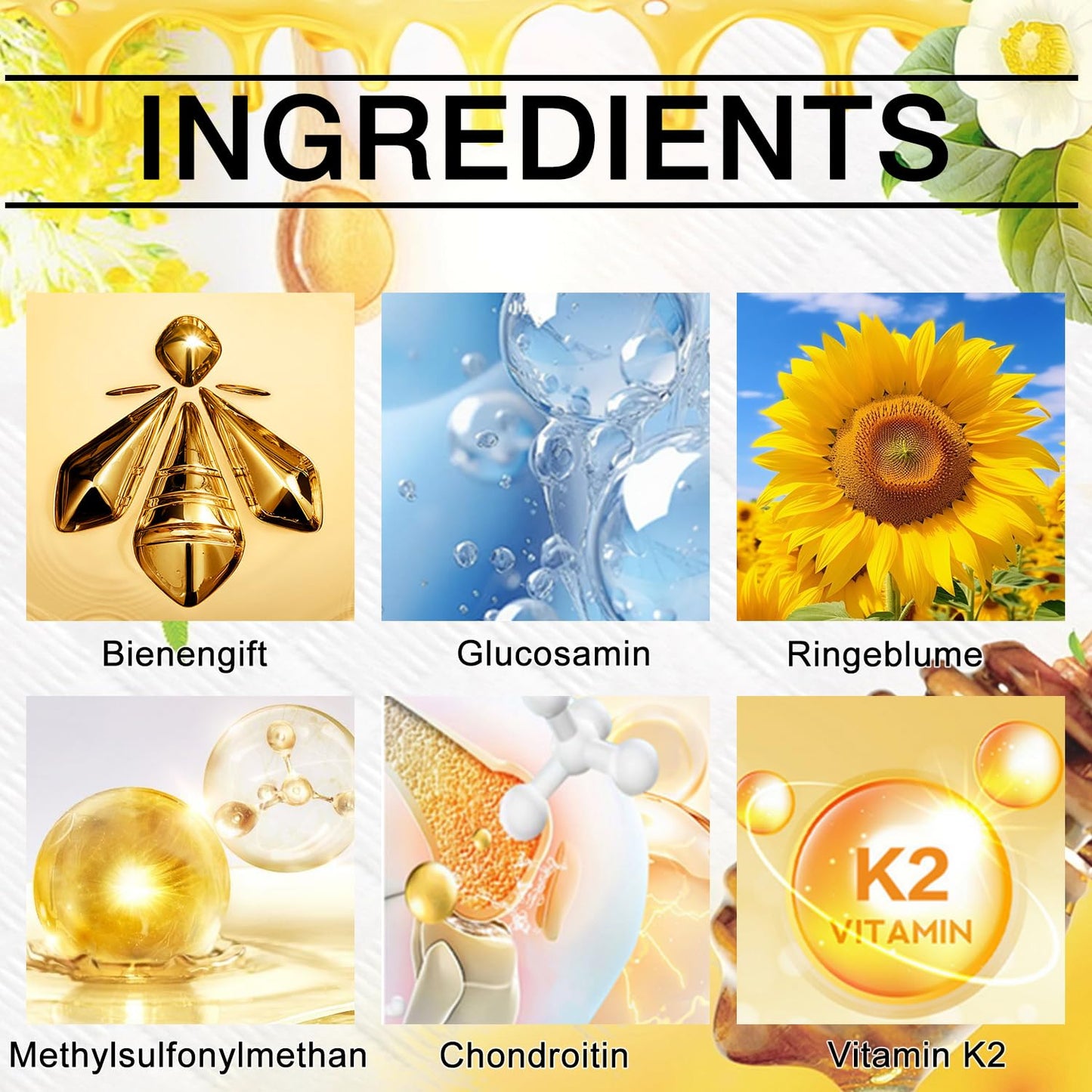 Bee Venom Joint Cream - Advanced Joint and Bone Cream, Specially for Back, Neck, Hands, Knees