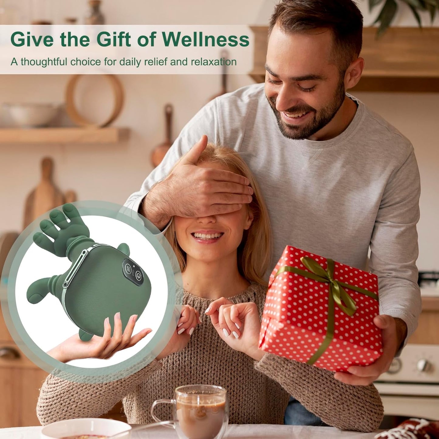 Shoulder and Neck Massager with Heat | جهاز تدليك صغير للرقبة والكتفين مع خاصية التسخين