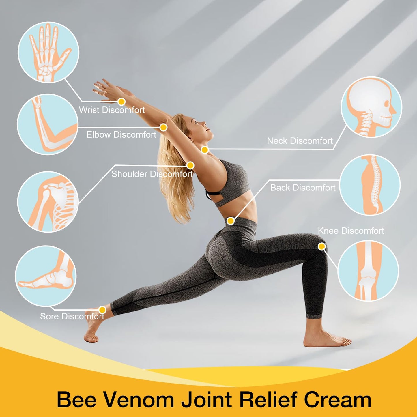 Bee Venom Joint Cream - Advanced Joint and Bone Cream, Specially for Back, Neck, Hands, Knees