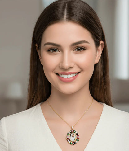 Royal Heritage Custom Photo Necklace