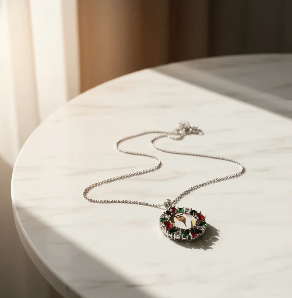 Royal Heritage Custom Photo Necklace
