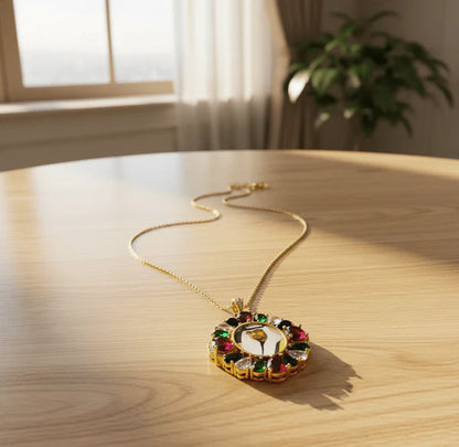 Royal Heritage Custom Photo Necklace