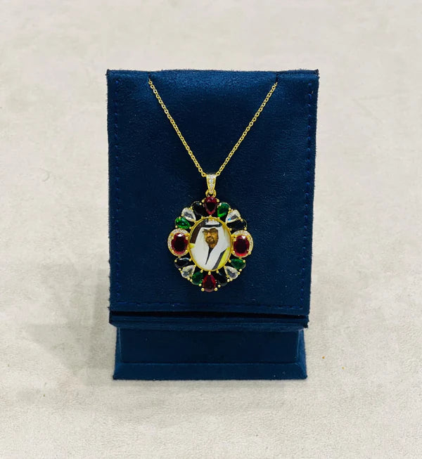 Royal Heritage Custom Photo Necklace